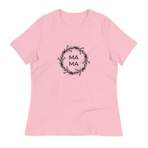 Damen-T-Shirt “Blumenkranz Mama”