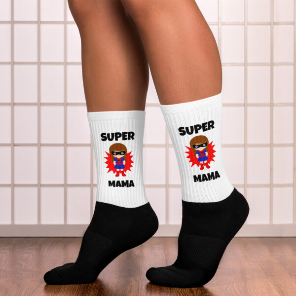 Socken “Super Mama”